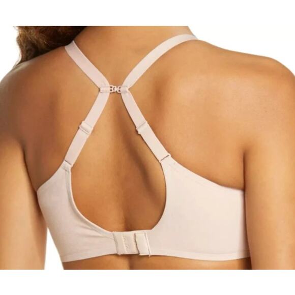 Chantelle 34DD Comfort Chic Full Coverage Underwire Bra Pink 120198 $80 MSRP - Picture 3 of 10